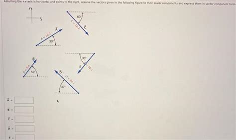 Solved Assuming The X Axis Is Horizontal And Points To The