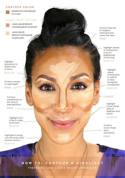 glo how to contour and highlight contour makeup
