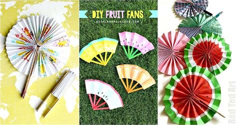 diy paper fans     origami hand fans