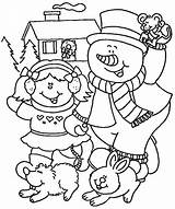 Winter Coloring Pages Kindergarten Sheets Preschool Clipart Printable Color Library Getcolorings Popular sketch template