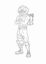 Fortnite Coloring Pages Skin Tomato Head Skins Ultra Resolution High Tomatohead Super sketch template