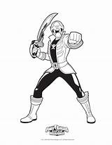 Coloring Rangers Power Pages Megaforce Printable Red Quality High Print Library Clipart sketch template