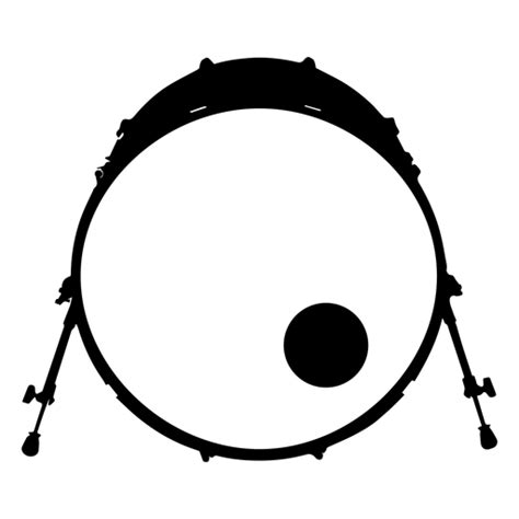 Bass Drums Musical Instruments Silhouette Musical