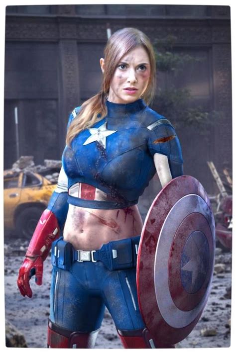 A Sexy Female Captain America Captain America