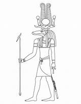 Coloring Pages Ancient Egypt Kids Printable sketch template