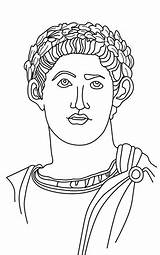 Emperor Bw Greek Clipart History Transparent Members Available Gif sketch template