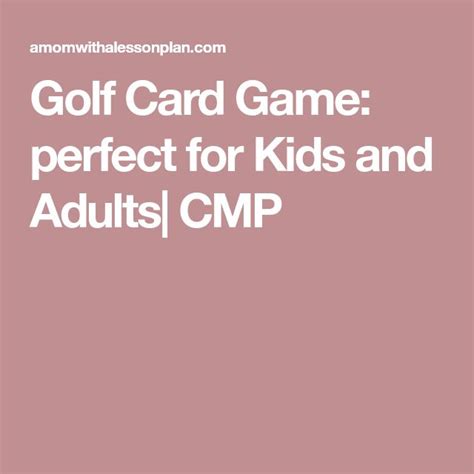 golf card game rules printable   play    golf golf card