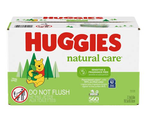 natural care sensitive baby wipes unscented  units huggies wet