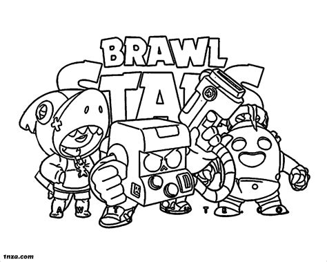 brawl stars coloring pages coloringbay images   finder