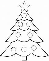Tree Christmas Coloring Template Trees Printable Pages Drawing Outline Preschoolers Preschool Kids Blank Xmas Para Colorear Presents Imagenes Clipart Color sketch template