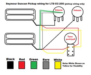 wiring diagram ec   esp guitar company