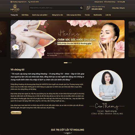 demo website spa massage tham   saigonapp