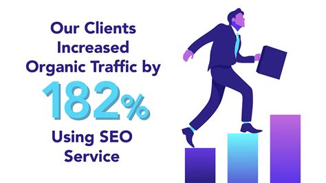 Our Clients Increased Organic Traffic By 182 Using Seo Service