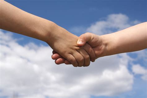 kids shaking hands  photo  freeimages