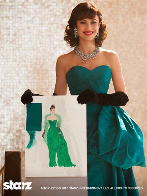 olga kurylenko as vera in magic city the costume designer