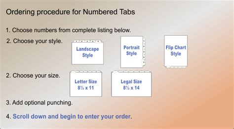 index tabs chart dividers legal  letter size custom blank   tab factory