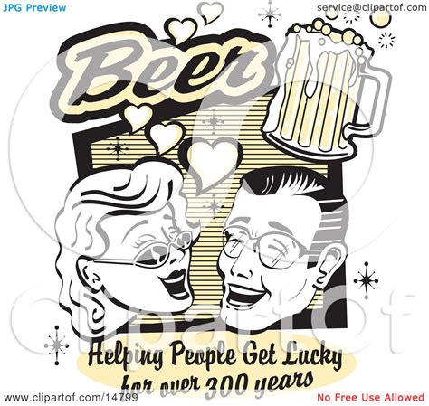 Woman And Man With Beer Beer Helping People Get Lucky For Over 300