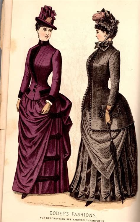 early victorian era fashion consisting of full body coverage and elaborate hats and high