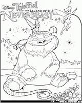 Monster Coloring Pages Neverbeast Smiling Legend Colorkid sketch template