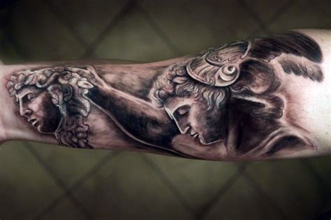 Half Sleeve Perseus And Medusa Tattoo Best Tattoo Ideas