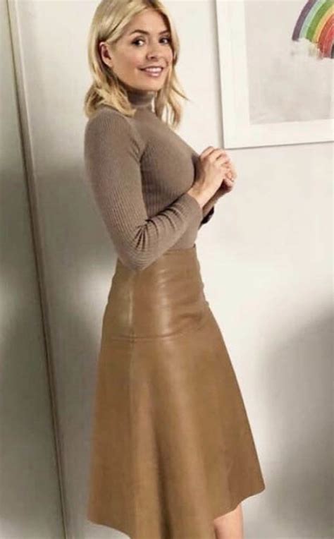 itv this morning holly willoughby wears sexy pvc outfit