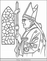 Bishop Thecatholickid Bishops Ordination Lds Colouring sketch template