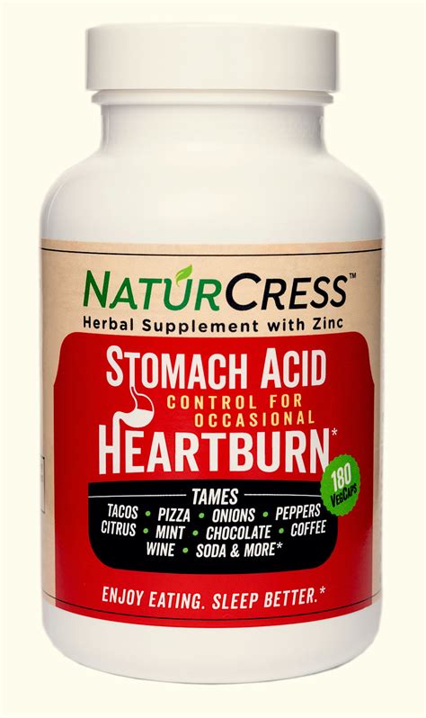 naturcress natural heartburn relief supplement works  ways fast