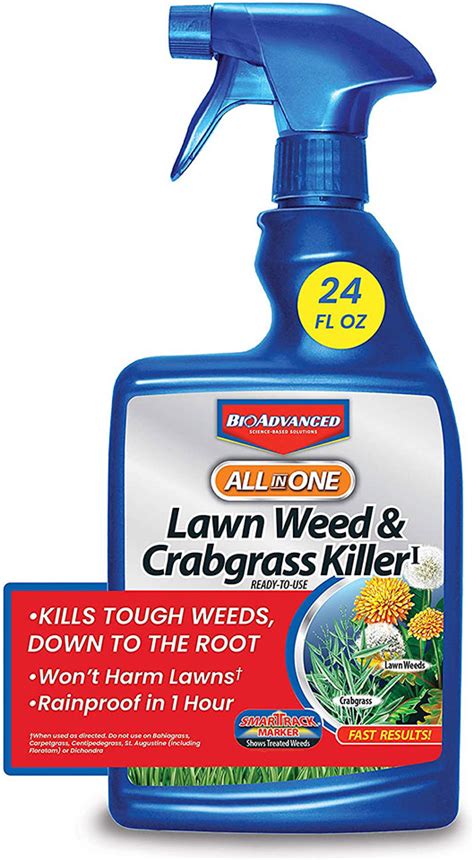 Bayer Advanced All In One Lawn Weed And Crabgrass Killer Ready To Use