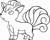 Vulpix Pokemon Coloring Type Pages Fire Print Color Printable Cute Kawaii Drawing Alola Getcolorings Ice Children Getdrawings Colorings sketch template