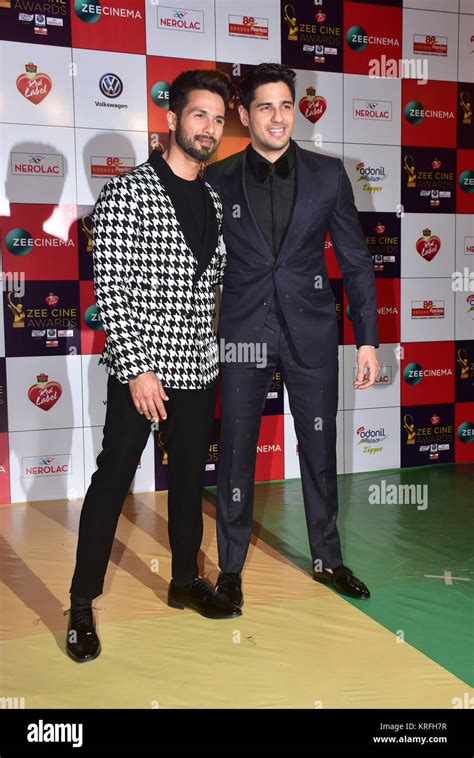 Mumbai India 19th Dec 2017 Indian Film Actor Shahid Kapoor And
