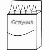 Colorear Goma Crayons Utiles sketch template