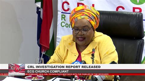 ecg church  compliant crl investigation report  ecg released youtube