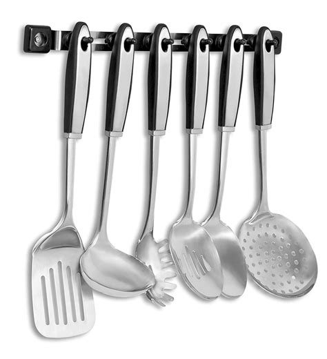 internets  stainless steel cooking utensil set  wall mounted
