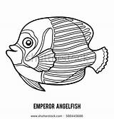 Coloring Butterflyfish Designlooter Emperor Angelfish Children Book 4kb 470px sketch template