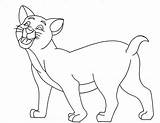 Cat Coloring Kitty Hilarious Laughing Color sketch template