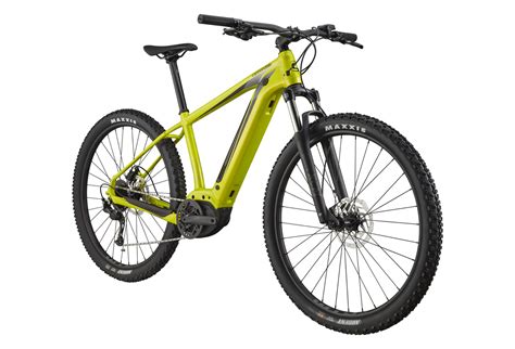 cannondale trail neo  electric hardtail mtb shimano alivio   wh  highlighter yellow