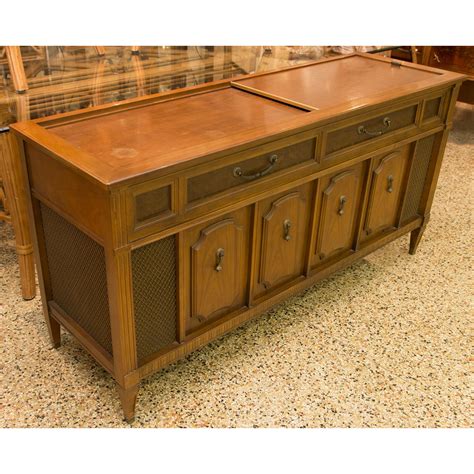 magnavox stereo console  working record player stereo console record storage