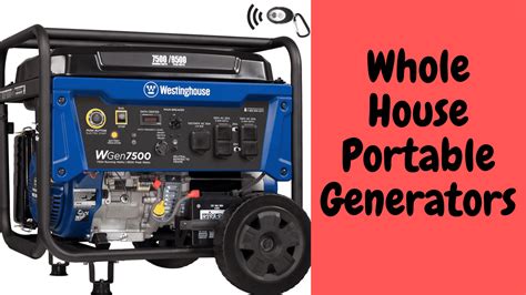 house portable generator