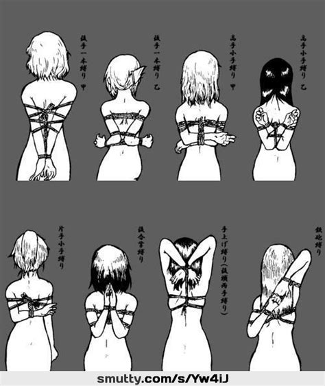 Instructional Chart For Shibari Arm Bondage