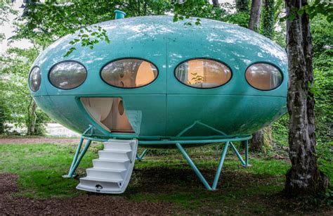 a ufo shaped futuro house by matti suuronen lands on the market for €