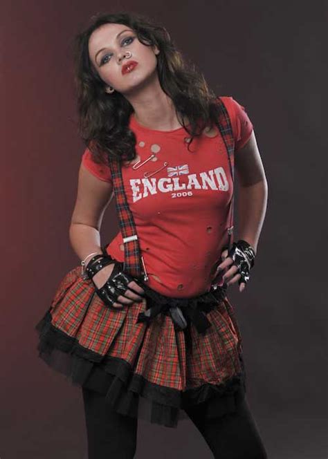 80s Punk Rock Style Fancy Dress Tartan Braces