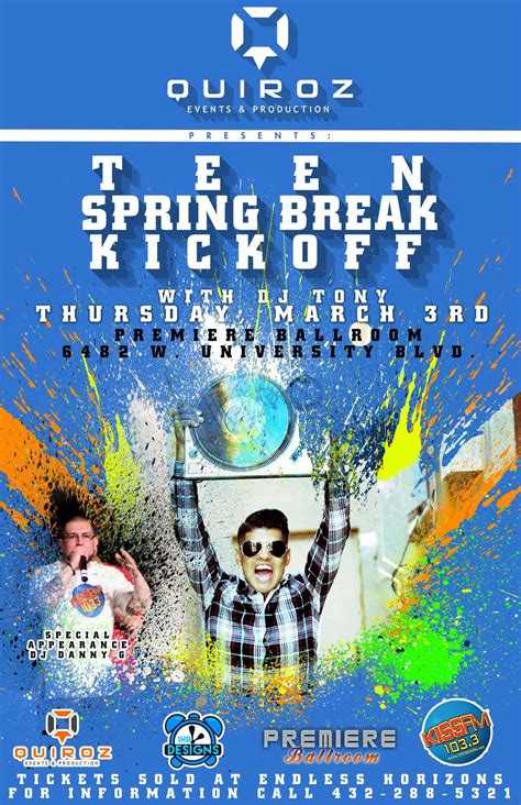 Teen Springbreak Kickoff