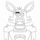 Foxy Coloring Lineart Pirate Flies Eyes Cute Pages Deviantart Template sketch template