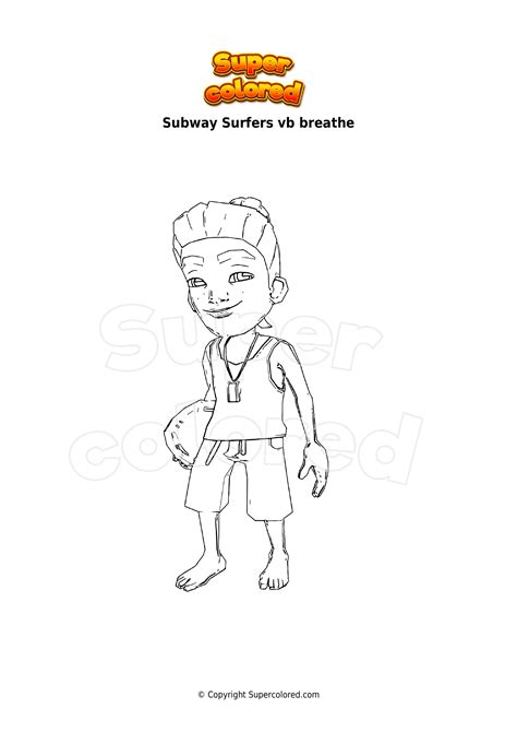 coloriage subway surfers vb breathe