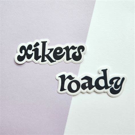 xikers stickers xikers logo tricky roady logo tricky etsy