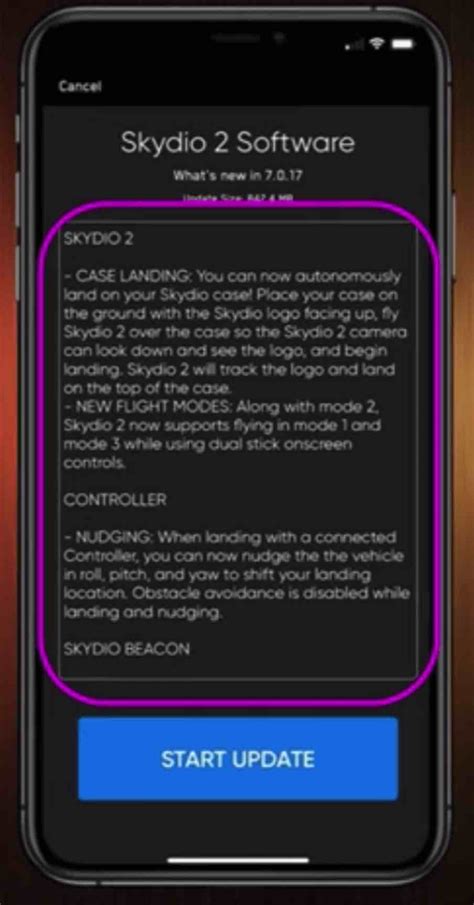 skydio  firmware update  step  step guide cult  drone