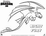 Coloring Nightfury Pages Dragon Train Color Fury Night Colouring Hellokids Print sketch template