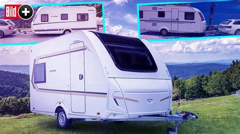 camping mit wohnwagen guenstige einsteiger caravans unter   euro bildplus inhalt