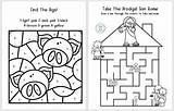 Prodigal Mazes Parable sketch template