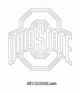 Coloring Ohio State Buckeyes Pages Popular sketch template